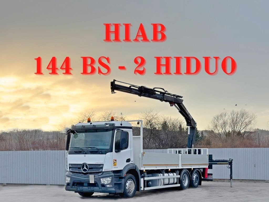 Mercedes-Benz ANTOS 2543* HIAB 144 BS - 2 HIDUO /FUNK - Darus autó: 1 kép. Mercedes-Benz ANTOS 2543* HIAB 144 BS - 2 HIDUO /FUNK - Darus autó: 1 kép.