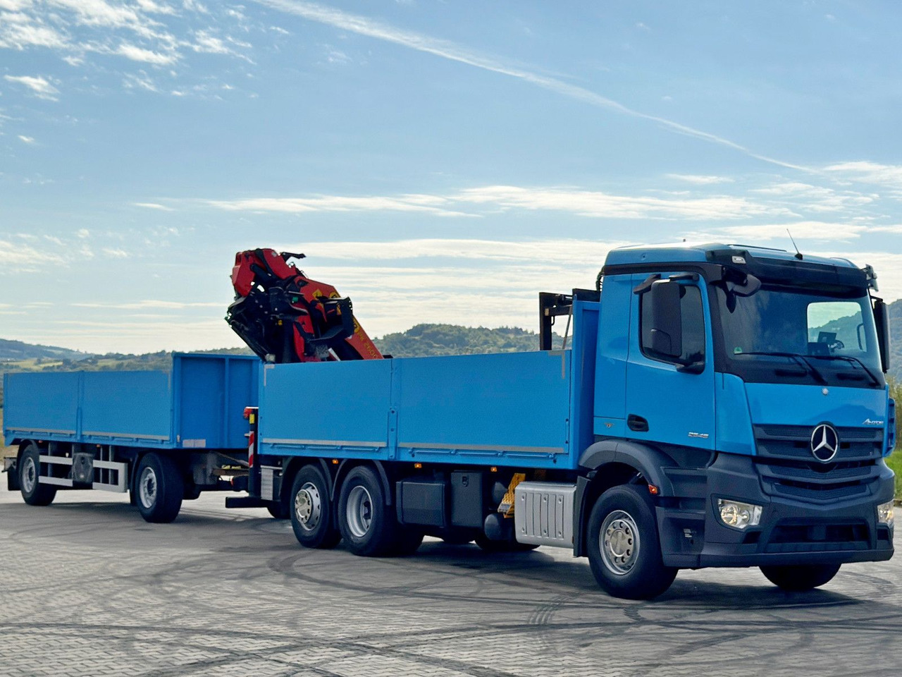 Mercedes-Benz ANTOS 2545*PK 26002-EHE+JIB PJ060A+Anhänger/FUNK - Darus autó: 3 kép. Mercedes-Benz ANTOS 2545*PK 26002-EHE+JIB PJ060A+Anhänger/FUNK - Darus autó: 3 kép.
