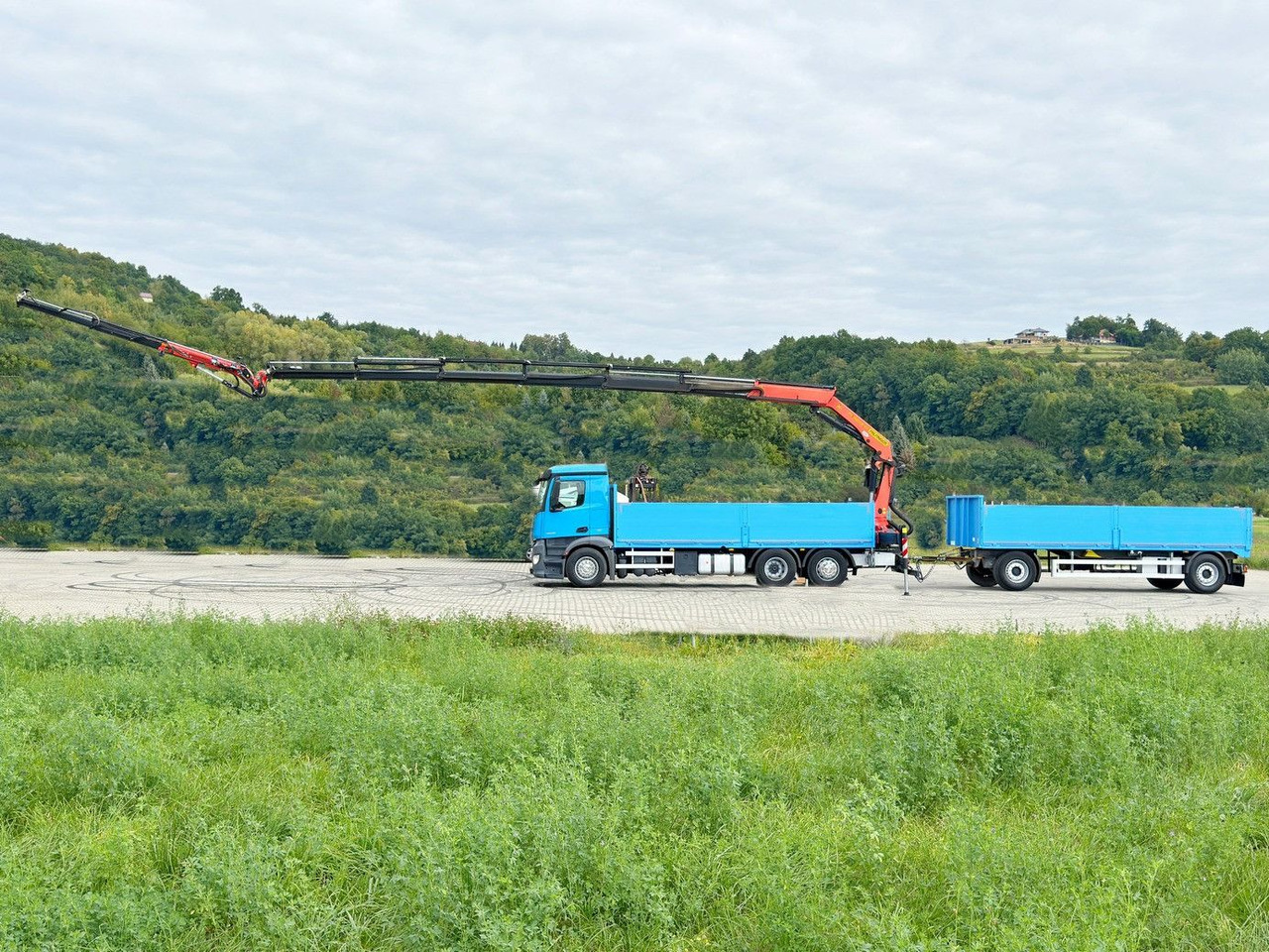 Mercedes-Benz ANTOS 2545*PK 26002-EHE+JIB PJ060A+Anhänger/FUNK - Darus autó: 5 kép. Mercedes-Benz ANTOS 2545*PK 26002-EHE+JIB PJ060A+Anhänger/FUNK - Darus autó: 5 kép.