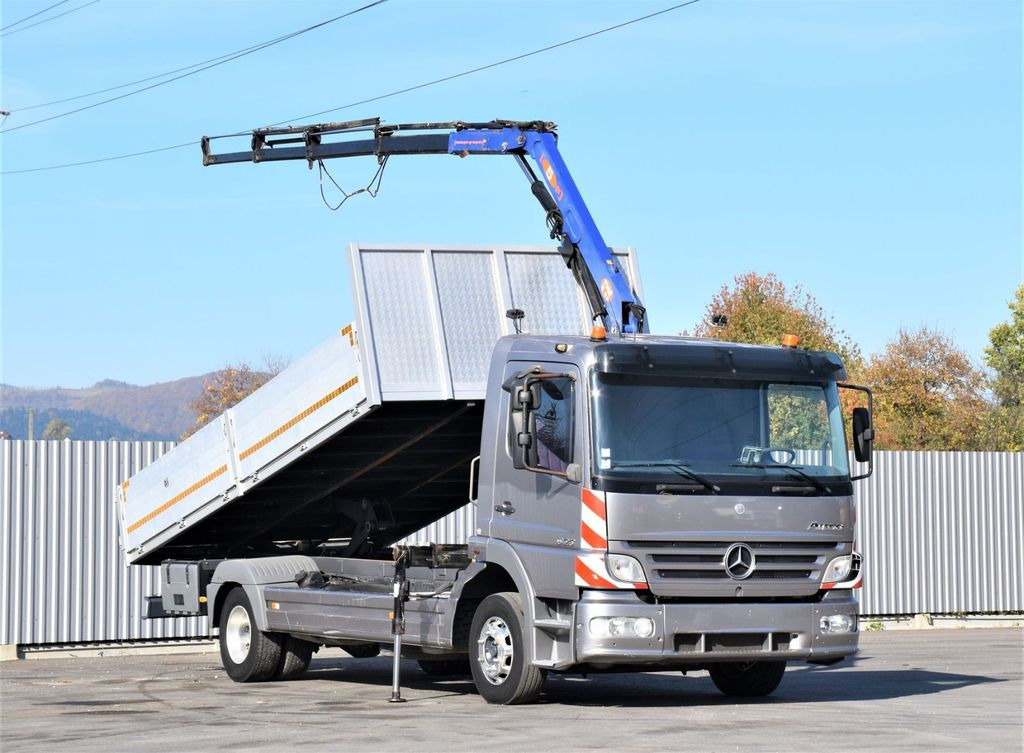 Mercedes-Benz ATEGO 823 Kipper 4,90m* PM 5024 P* TOPZUSTAND - Darus autó, Billenőplatós teherautó: 2 kép. Mercedes-Benz ATEGO 823 Kipper 4,90m* PM 5024 P* TOPZUSTAND - Darus autó, Billenőplatós teherautó: 2 kép.