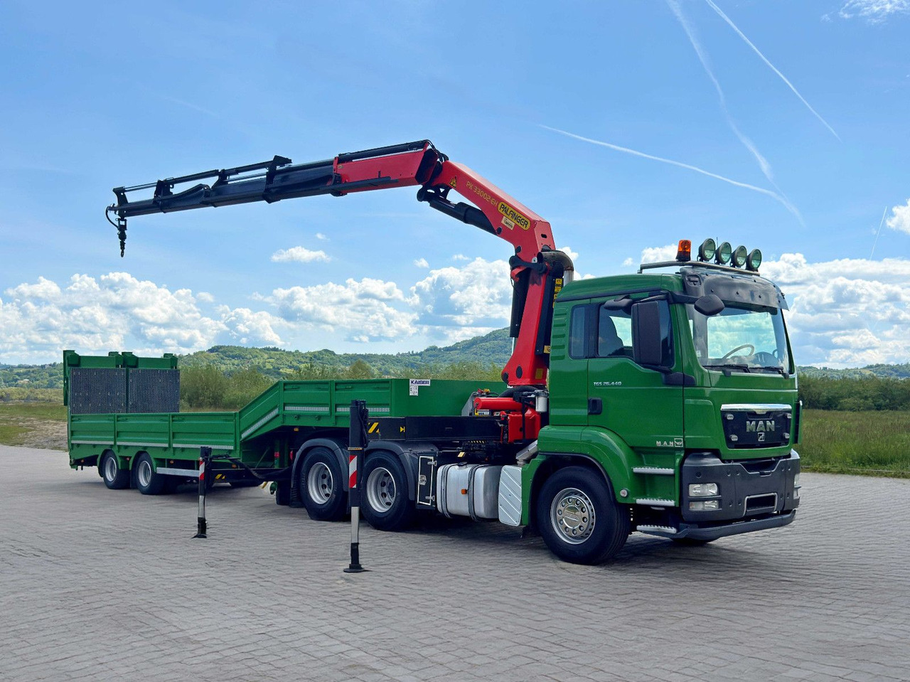 MAN TGS 26.440*Anhänger 10,30m + PK 33002-EH C/FUNK - Nyergesvontató: 2 kép. MAN TGS 26.440*Anhänger 10,30m + PK 33002-EH C/FUNK - Nyergesvontató: 2 kép.