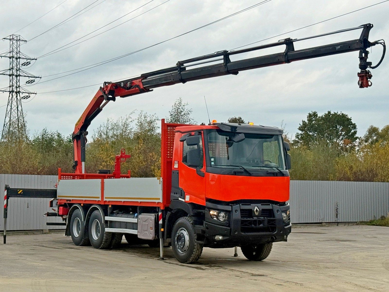 Renault C430 * PALFINGER PK 18002 - EHC + FUNK/ 6x4 - Darus autó: 2 kép. Renault C430 * PALFINGER PK 18002 - EHC + FUNK/ 6x4 - Darus autó: 2 kép.