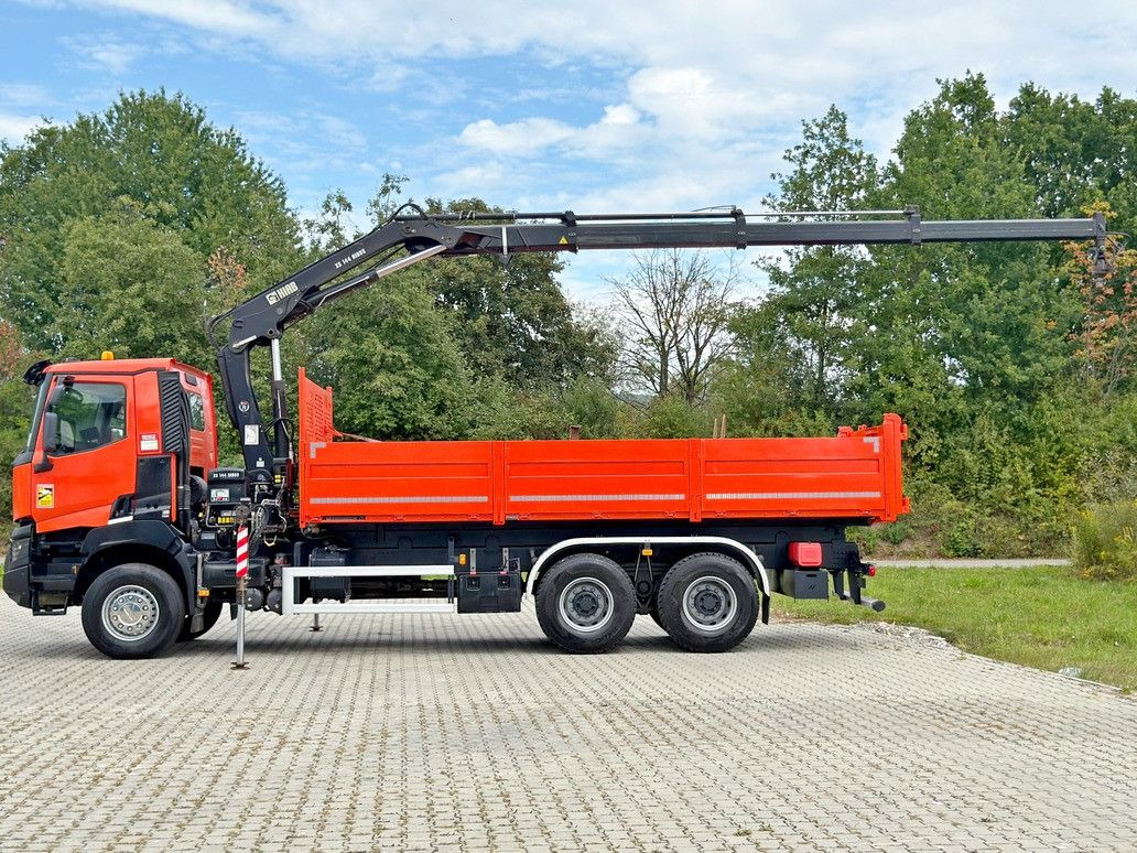 Renault K 380 * HIAB 144 BS - 3 HIDUO + FUNK * 6x4 * TOP - Darus autó: 5 kép. Renault K 380 * HIAB 144 BS - 3 HIDUO + FUNK * 6x4 * TOP - Darus autó: 5 kép.