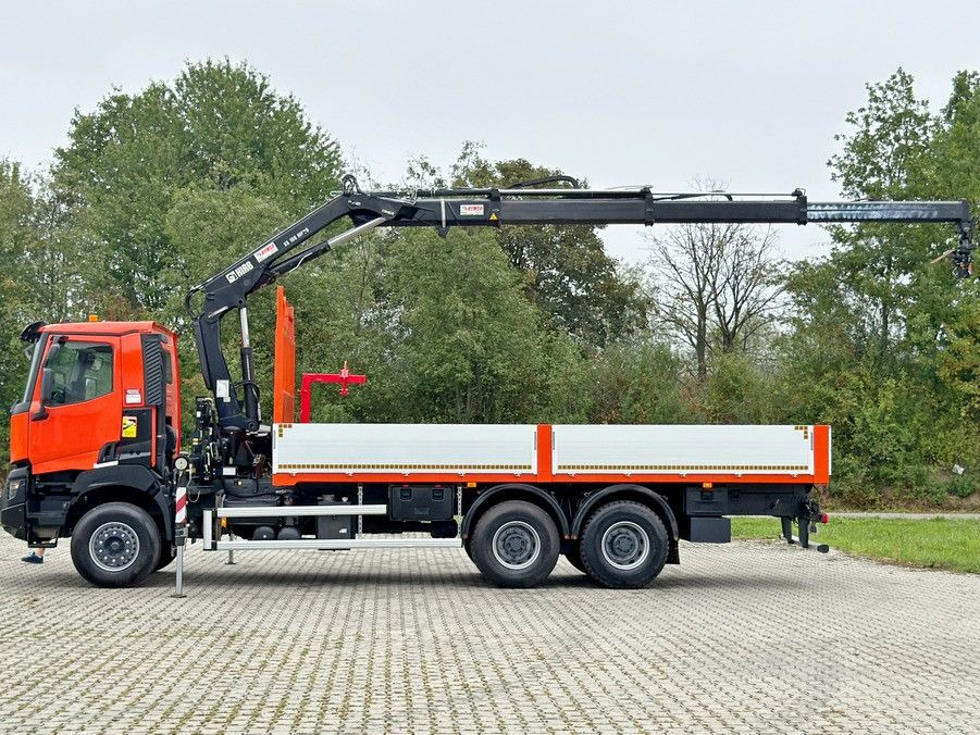 Renault K 380 * HIAB 166 BS-3 HIDUO + FUNK* 6x4 - Darus autó: 5 kép. Renault K 380 * HIAB 166 BS-3 HIDUO + FUNK* 6x4 - Darus autó: 5 kép.