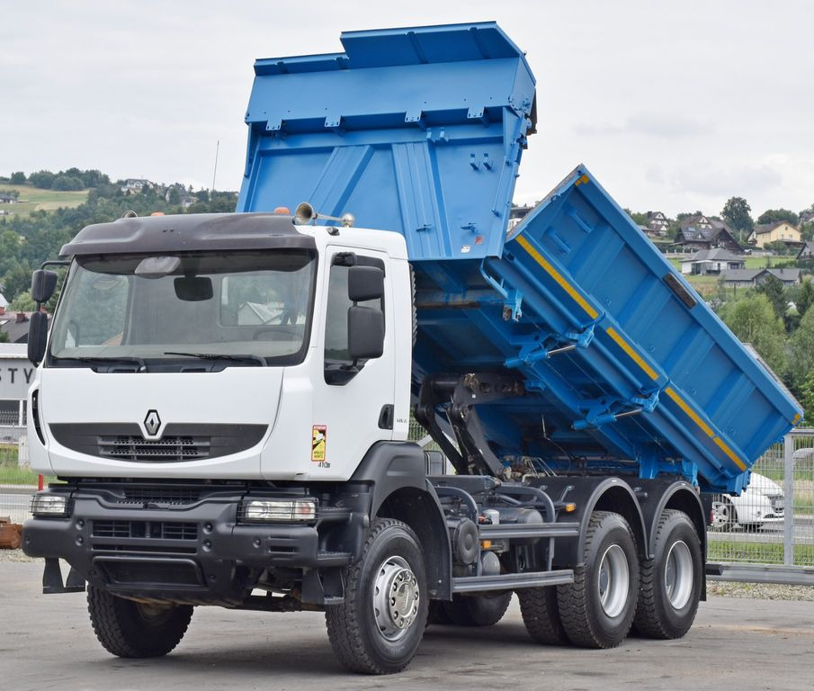 Renault KERAX 410* KIPPER 5,20 m + BORDMATIC / 6x4 - Billenőplatós teherautó: 3 kép. Renault KERAX 410* KIPPER 5,20 m + BORDMATIC / 6x4 - Billenőplatós teherautó: 3 kép.