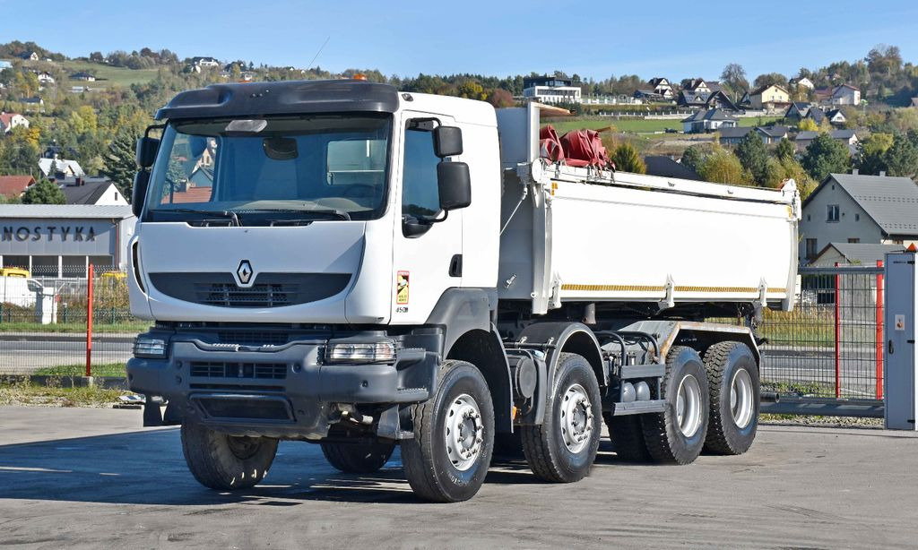 Renault KERAX 450 DXI* KIPPER 5,90m + BORDMATIC/ 8x4 - Billenőplatós teherautó: 2 kép. Renault KERAX 450 DXI* KIPPER 5,90m + BORDMATIC/ 8x4 - Billenőplatós teherautó: 2 kép.