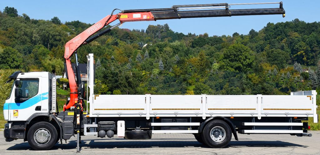Renault Premium 310 DXI* FASSI F130AC.23+FUNK* TOP - Darus autó, Platós teherautó: 5 kép. Renault Premium 310 DXI* FASSI F130AC.23+FUNK* TOP - Darus autó, Platós teherautó: 5 kép.