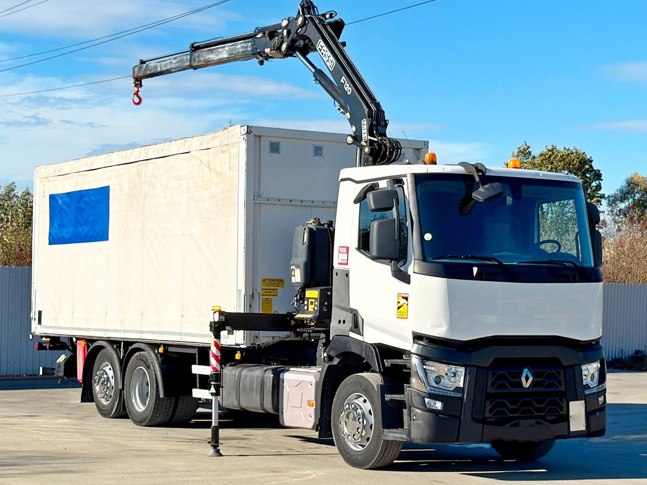 Renault T380 * FASSI F120B.2.22 + FUNK / 6x2* TOP - Darus autó: 2 kép. Renault T380 * FASSI F120B.2.22 + FUNK / 6x2* TOP - Darus autó: 2 kép.