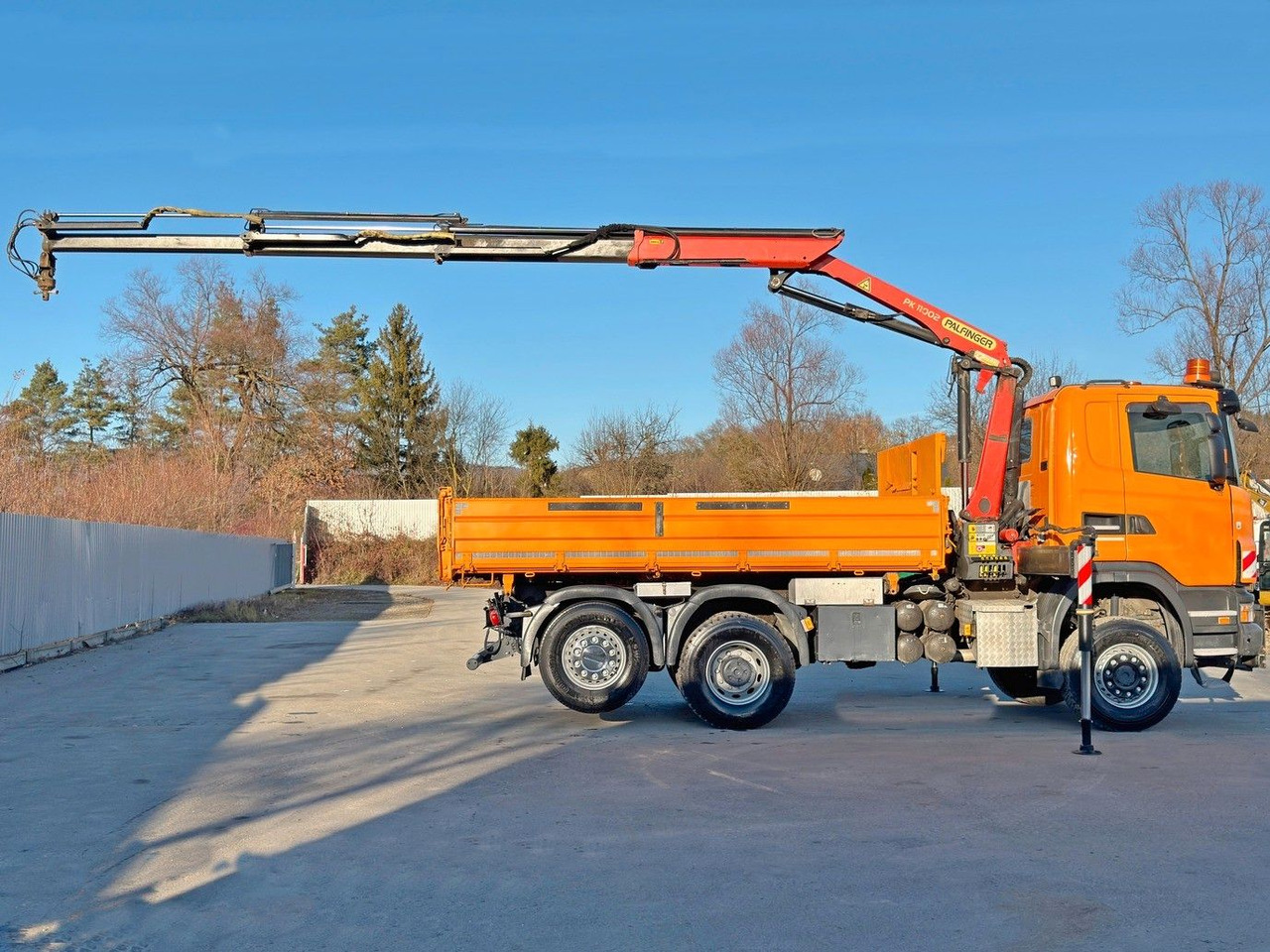 Scania G 360 * KIPPER 4,60m * PALFINGER PK 11002/ 4x4 - Darus autó: 5 kép. Scania G 360 * KIPPER 4,60m * PALFINGER PK 11002/ 4x4 - Darus autó: 5 kép.