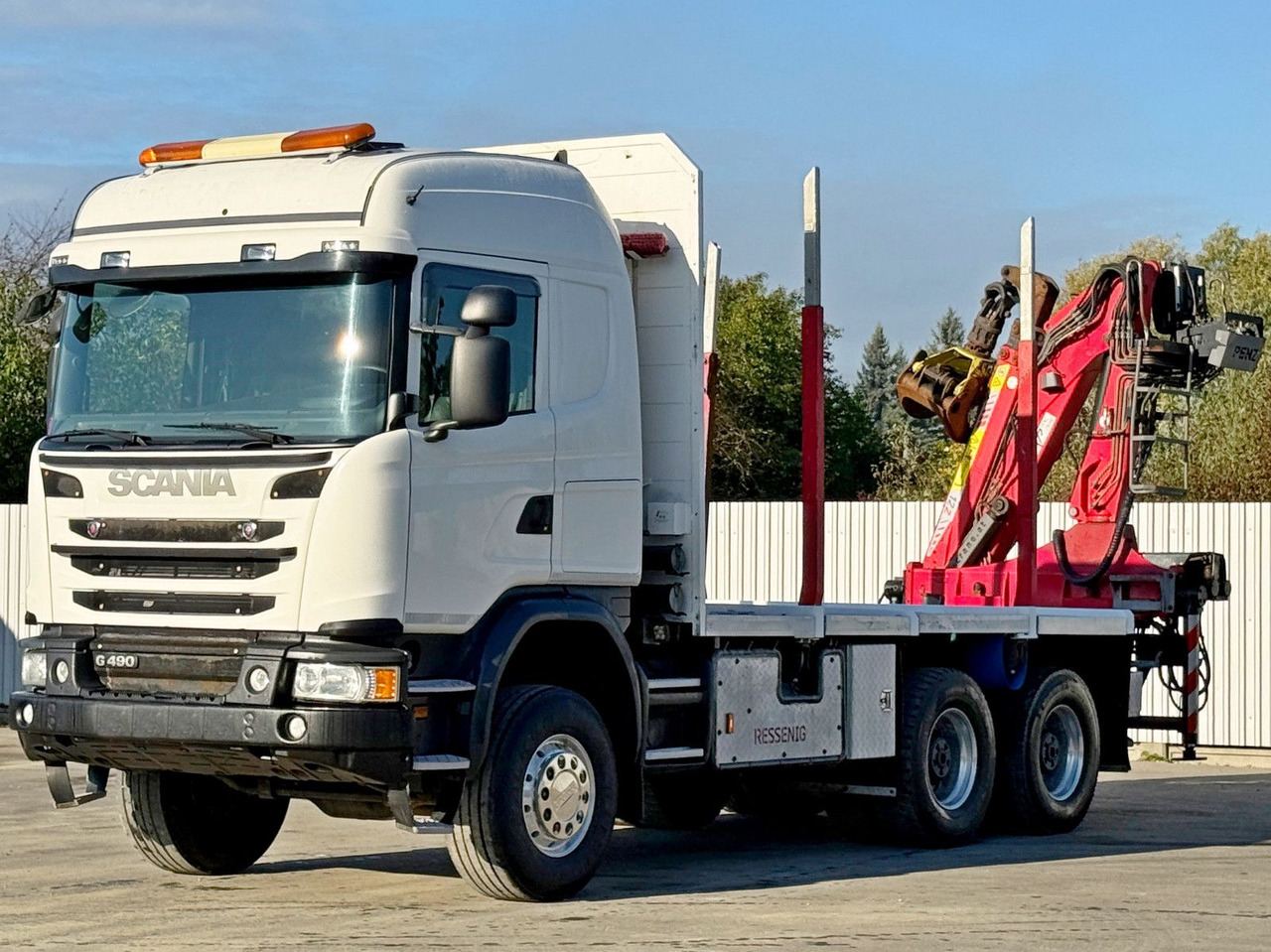 Scania G490* HOLZTRANSPORTER * PENZ 12Z8.70* 6x6 - Darus autó: 3 kép. Scania G490* HOLZTRANSPORTER * PENZ 12Z8.70* 6x6 - Darus autó: 3 kép.