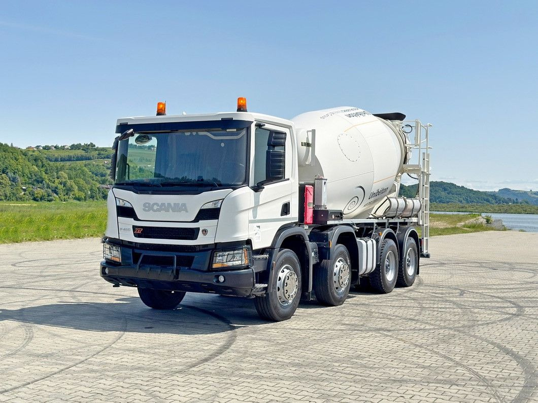 Scania P 410 XT * Betonmischer * 8x4 * TOPZUSTAND - Betonmixer: 2 kép. Scania P 410 XT * Betonmischer * 8x4 * TOPZUSTAND - Betonmixer: 2 kép.