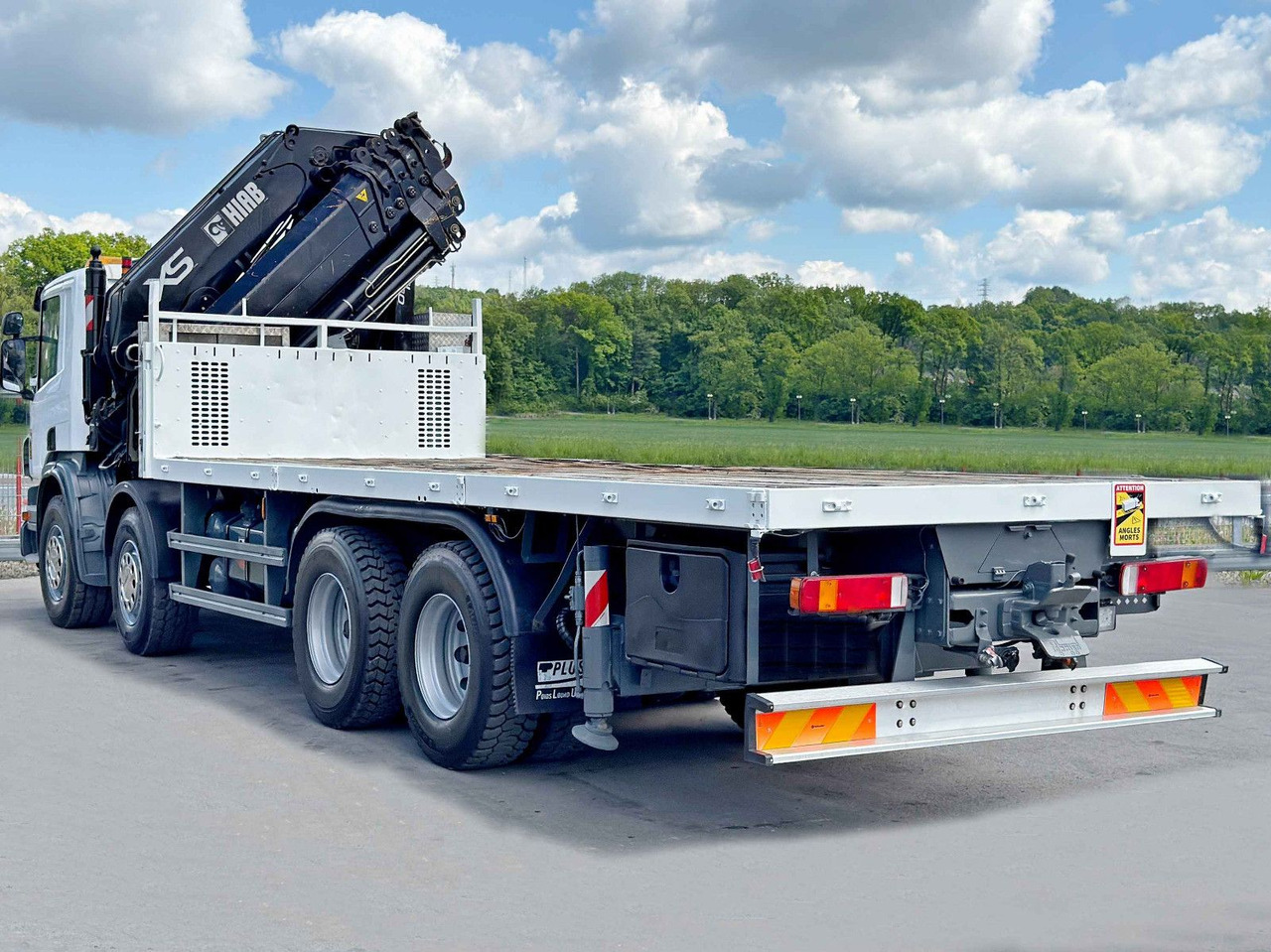 Darus autó Scania P 420* PLATFORM 6,80m * HIAB 600 EP-5/FUNK * 8x4: 7 kép.