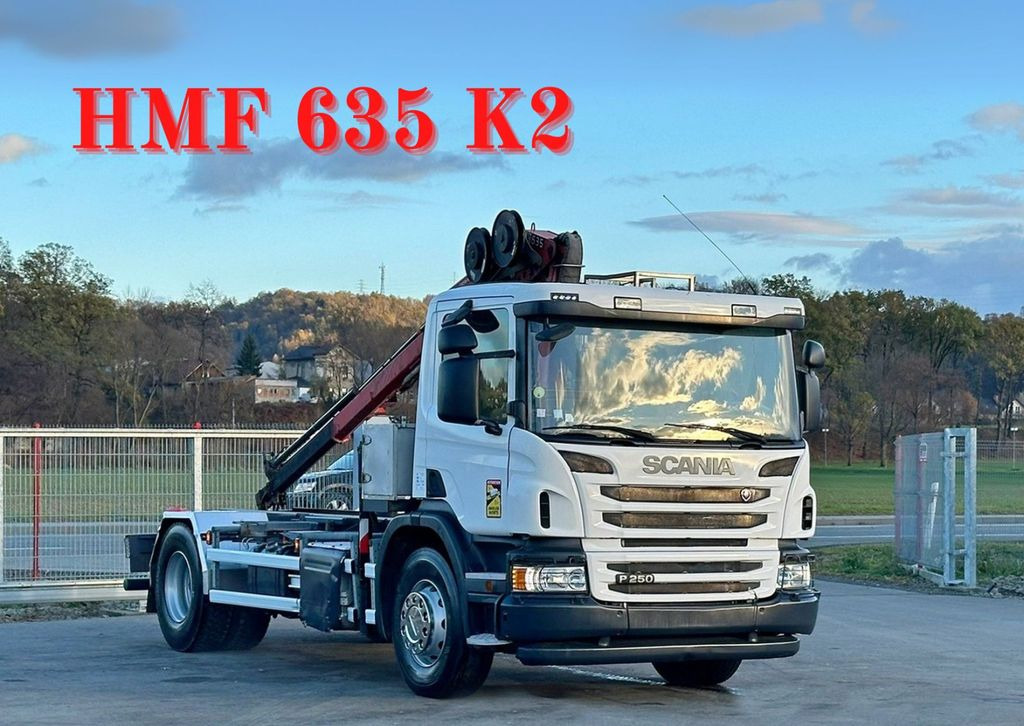 Scania P250* FAHRGESTEL 4,30* HMF 635 K2/FUNK* TOP Scania P250* FAHRGESTEL 4,30* HMF 635 K2/FUNK* TOP - Darus autó: 1 kép. Scania P250* FAHRGESTEL 4,30* HMF 635 K2/FUNK* TOP Scania P250* FAHRGESTEL 4,30* HMF 635 K2/FUNK* TOP - Darus autó: 1 kép.
