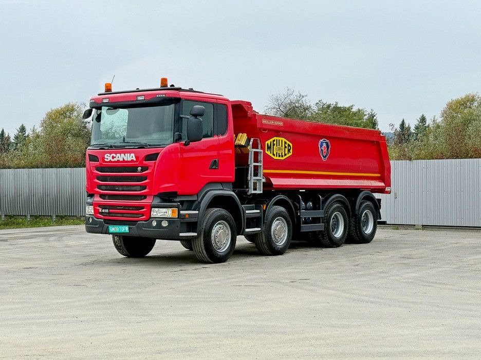 Scania R 410 * Kipper * TOPZUSTAND / 8x4 - Billenőplatós teherautó: 1 kép. Scania R 410 * Kipper * TOPZUSTAND / 8x4 - Billenőplatós teherautó: 1 kép.