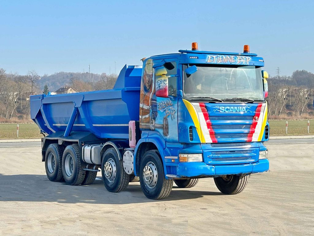 Scania R 420 * Kipper * TOPZUSTAND / 8x4 - Billenőplatós teherautó: 1 kép. Scania R 420 * Kipper * TOPZUSTAND / 8x4 - Billenőplatós teherautó: 1 kép.