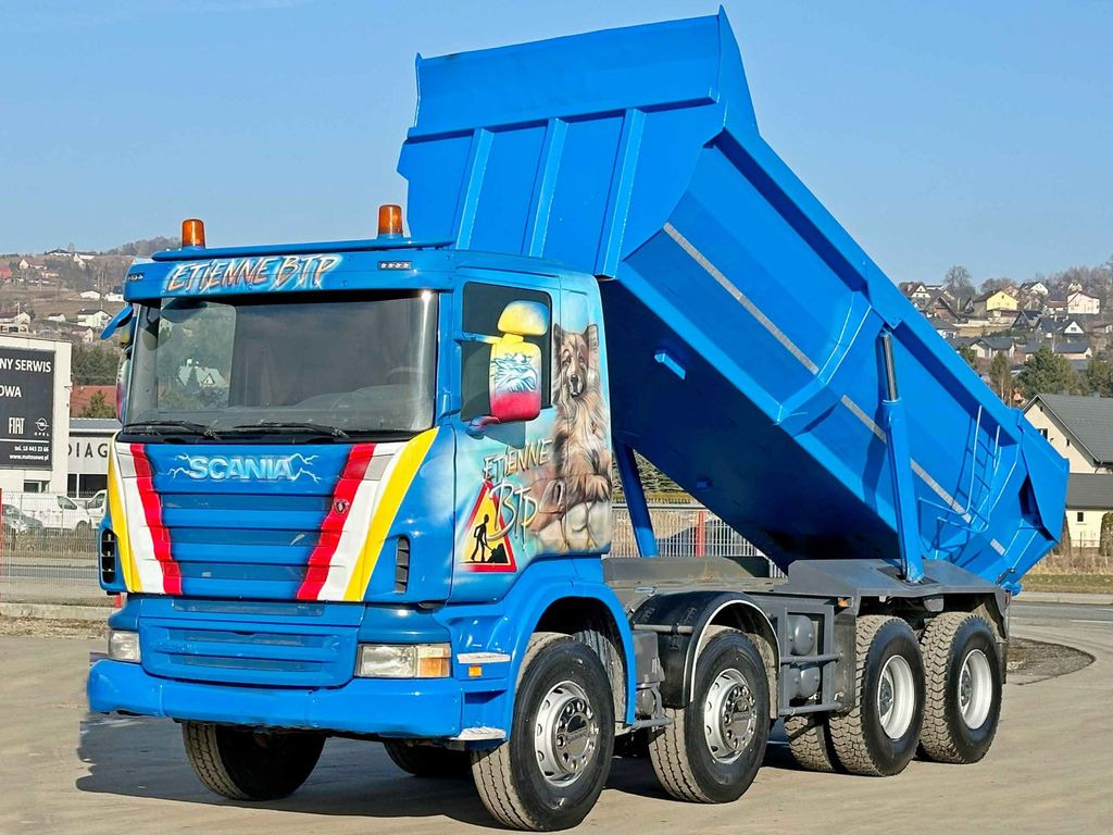 Scania R 420 * Kipper * TOPZUSTAND / 8x4 - Billenőplatós teherautó: 4 kép. Scania R 420 * Kipper * TOPZUSTAND / 8x4 - Billenőplatós teherautó: 4 kép.