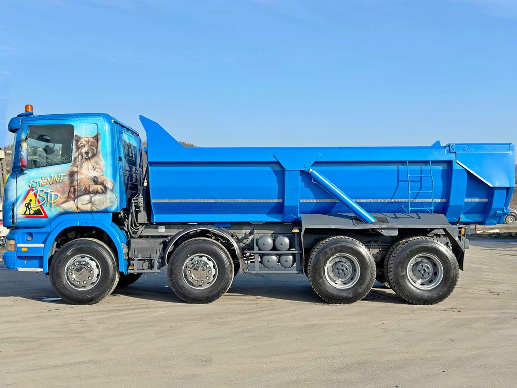 Scania R 420 * Kipper * TOPZUSTAND / 8x4 - Billenőplatós teherautó: 5 kép. Scania R 420 * Kipper * TOPZUSTAND / 8x4 - Billenőplatós teherautó: 5 kép.