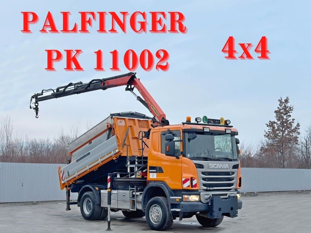 Scania R 420 * PK 11002/FUNK * sandblaste - Billenőplatós teherautó, Darus autó: 1 kép. Scania R 420 * PK 11002/FUNK * sandblaste - Billenőplatós teherautó, Darus autó: 1 kép.