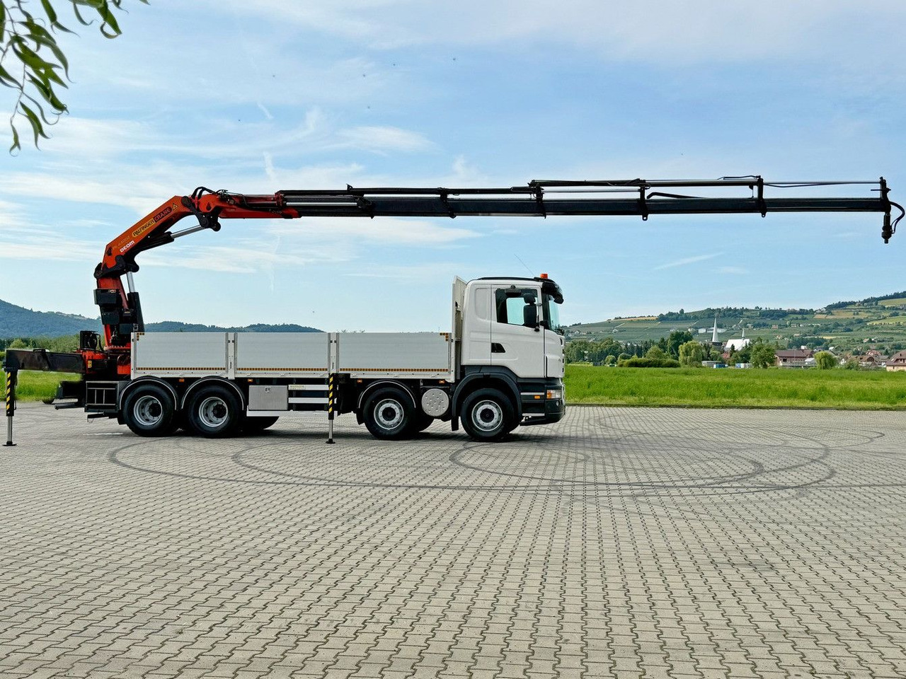 Scania R 420 PRITSCHE 6,47 m * PK 44002/FUNK * 8x4 /TOP - Darus autó: 5 kép. Scania R 420 PRITSCHE 6,47 m * PK 44002/FUNK * 8x4 /TOP - Darus autó: 5 kép.