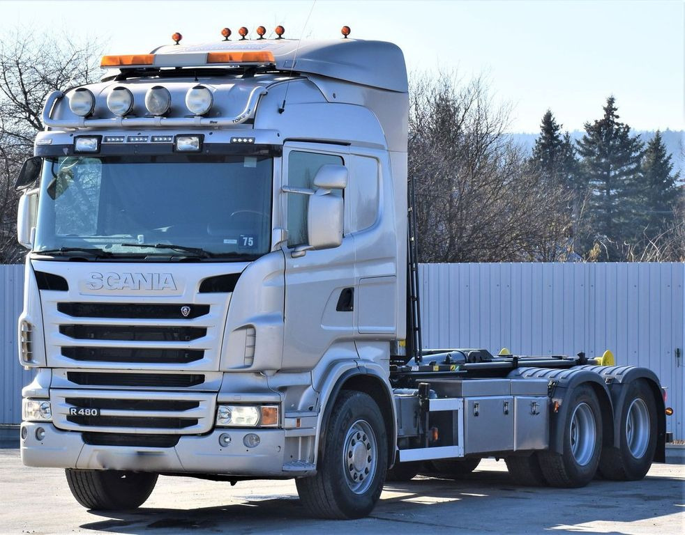 Scania R 480 Abrollkipper * 6x4 * Top Zustand ! Scania R 480 Abrollkipper * 6x4 * Top Zustand ! - Horgos rakodó teherautó: 4 kép. Scania R 480 Abrollkipper * 6x4 * Top Zustand ! Scania R 480 Abrollkipper * 6x4 * Top Zustand ! - Horgos rakodó teherautó: 4 kép.