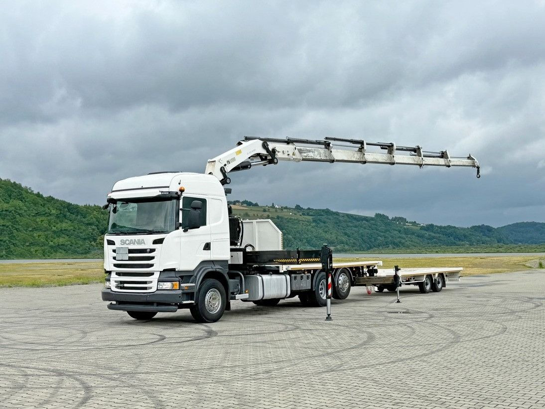 Scania R440 * HIAB 422 E-6 HIPRO + FUNK + Anhänger! 6x4 - Darus autó: 2 kép. Scania R440 * HIAB 422 E-6 HIPRO + FUNK + Anhänger! 6x4 - Darus autó: 2 kép.