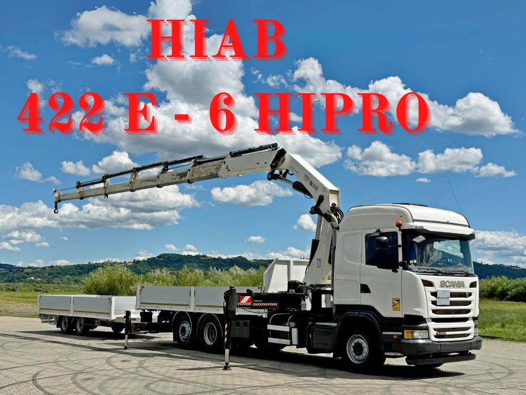 Scania R440 * HIAB 422 E-6 HIPRO + FUNK + Anhänger!*TOP - Darus autó: 1 kép. Scania R440 * HIAB 422 E-6 HIPRO + FUNK + Anhänger!*TOP - Darus autó: 1 kép.