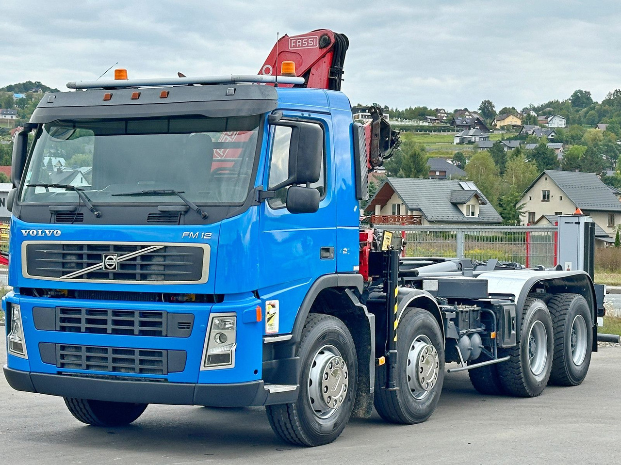 Volvo FM 12.420 * FASSI F150A.21 * 8x4 * TOP - Horgos rakodó teherautó, Darus autó: 3 kép. Volvo FM 12.420 * FASSI F150A.21 * 8x4 * TOP - Horgos rakodó teherautó, Darus autó: 3 kép.
