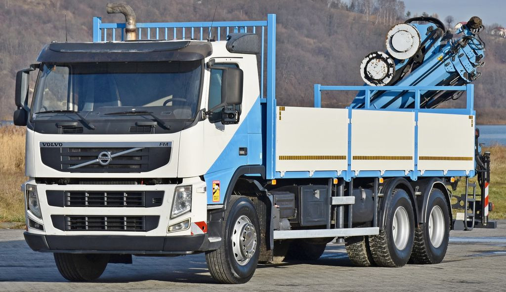 Volvo FM 410 * HIAB 166 E-4 HIDUO /FUNK *6x4 - Billenőplatós teherautó, Darus autó: 4 kép. Volvo FM 410 * HIAB 166 E-4 HIDUO /FUNK *6x4 - Billenőplatós teherautó, Darus autó: 4 kép.