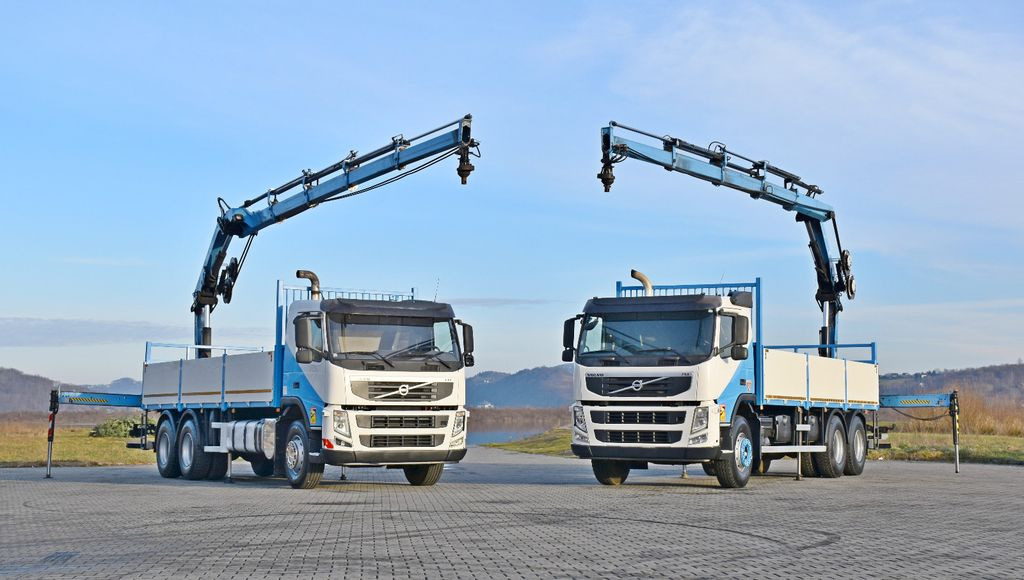 Billenőplatós teherautó, Darus autó Volvo FM 410 * HIAB 166 E-4 HIDUO /FUNK *6x4 Volvo FM 410 * HIAB 166 E-4 HIDUO /FUNK *6x4: 8 kép.