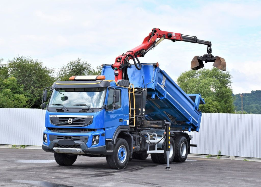 Volvo FMX 370 Kipper 4,90m *EPSILON Q150Z/FUNK*6x4 - Billenőplatós teherautó, Darus autó: 2 kép. Volvo FMX 370 Kipper 4,90m *EPSILON Q150Z/FUNK*6x4 - Billenőplatós teherautó, Darus autó: 2 kép.