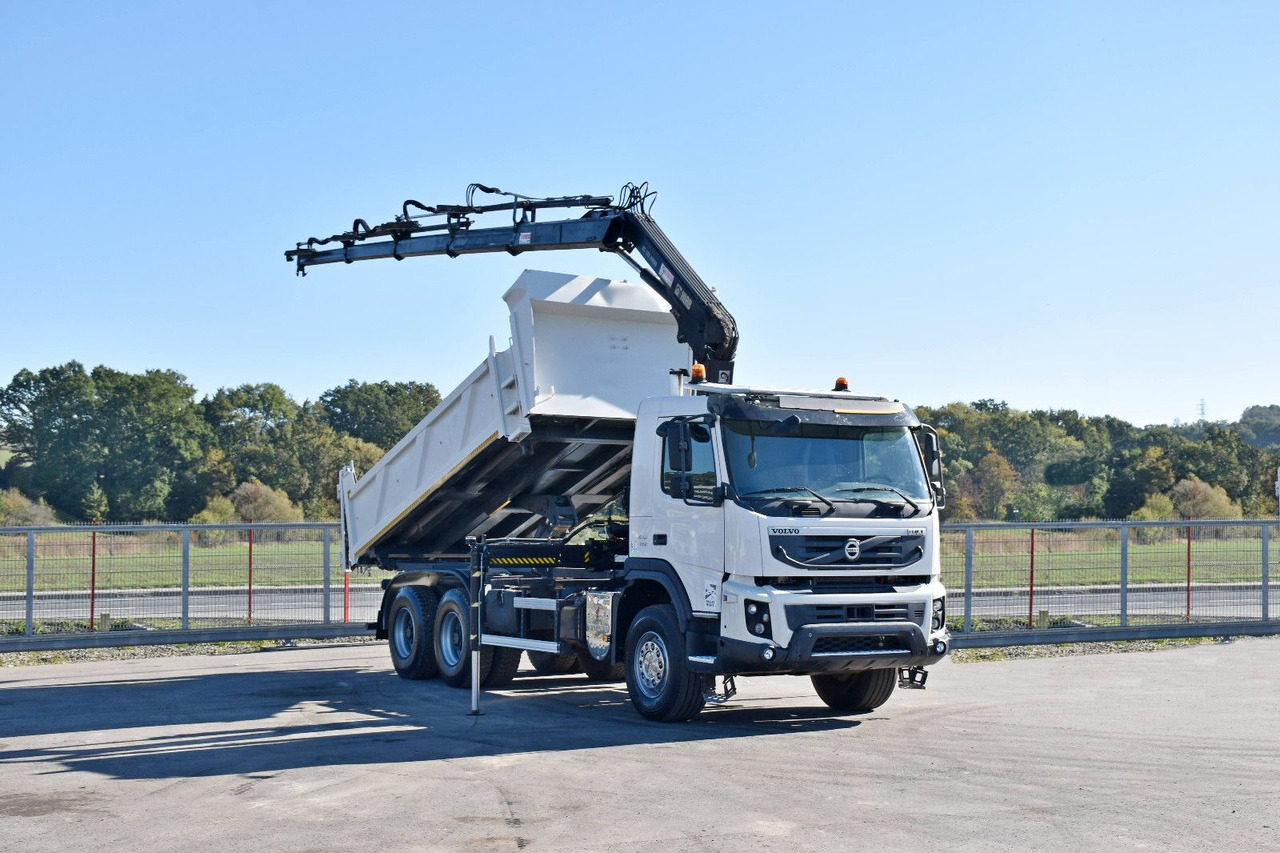 Volvo FMX 410 Kipper 5,20m*HIAB 122 D-4 HIDUO/FUNK*6x4 - Darus autó: 2 kép. Volvo FMX 410 Kipper 5,20m*HIAB 122 D-4 HIDUO/FUNK*6x4 - Darus autó: 2 kép.