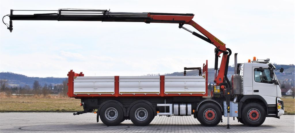 Volvo FMX 420 Kipper 6,20m *PK 1850 2 - SH B*FUNK/8x4 - Darus autó, Billenőplatós teherautó: 5 kép. Volvo FMX 420 Kipper 6,20m *PK 1850 2 - SH B*FUNK/8x4 - Darus autó, Billenőplatós teherautó: 5 kép.