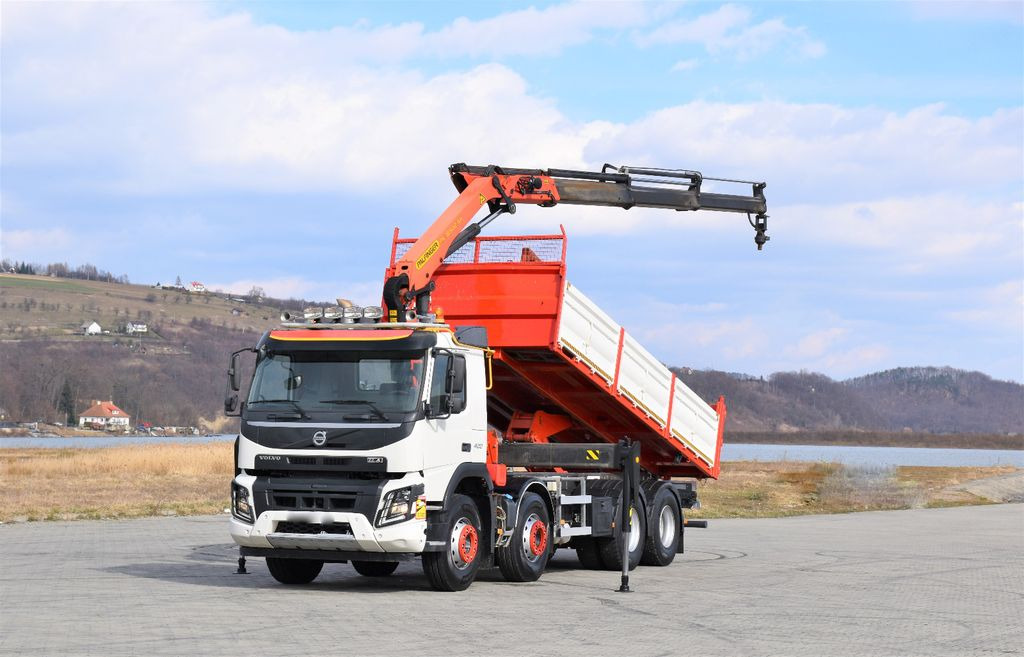 Volvo FMX 420 Kipper 6,20m *PK 1850 2 - SH B*FUNK/8x4 - Billenőplatós teherautó: 2 kép. Volvo FMX 420 Kipper 6,20m *PK 1850 2 - SH B*FUNK/8x4 - Billenőplatós teherautó: 2 kép.