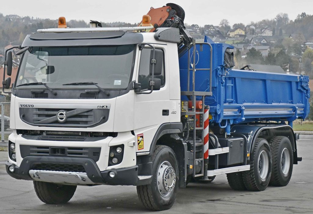 Volvo FMX 450 Kipper 5,10m *PK 14002-EH B/FUNK *6x4 - Darus autó, Billenőplatós teherautó: 5 kép. Volvo FMX 450 Kipper 5,10m *PK 14002-EH B/FUNK *6x4 - Darus autó, Billenőplatós teherautó: 5 kép.