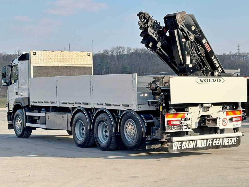 Volvo FMX 460 HIAB X - HIPRO 302 EP - 5 + FUNK/ 8x4 - Darus autó, Platós teherautó: 5 kép. Volvo FMX 460 HIAB X - HIPRO 302 EP - 5 + FUNK/ 8x4 - Darus autó, Platós teherautó: 5 kép.
