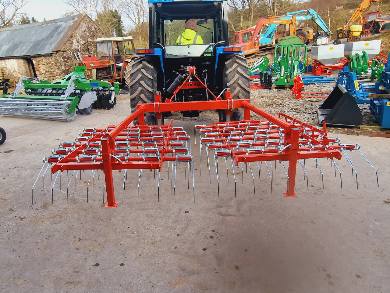 Jarmet 3 Metre Tine Harrow - Rugós borona: 4 kép. Jarmet 3 Metre Tine Harrow - Rugós borona: 4 kép.