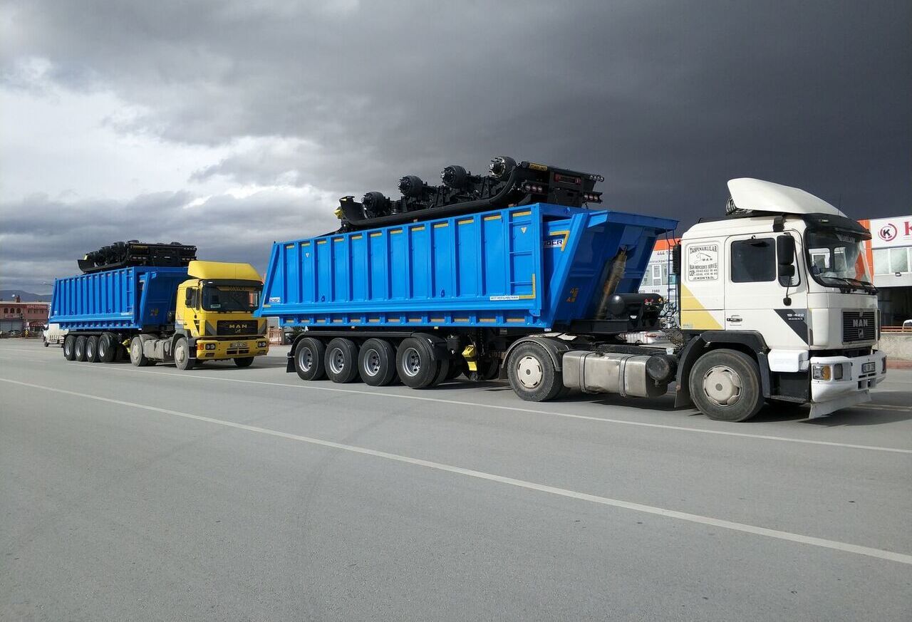 Új Félpótkocsi billenőplatós LIDER 2024 MODEL NEW 35 M3 DUMPER ( BENNE ): 10 kép.