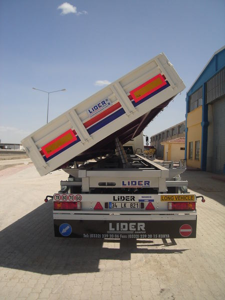 LIDER 2024 MODEL NEW FROM MANUFACTURER COMPANY - Félpótkocsi billenőplatós: 2 kép. LIDER 2024 MODEL NEW FROM MANUFACTURER COMPANY - Félpótkocsi billenőplatós: 2 kép.