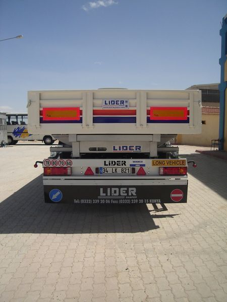 Új Félpótkocsi billenőplatós LIDER 2024 MODEL NEW FROM MANUFACTURER COMPANY: 7 kép.