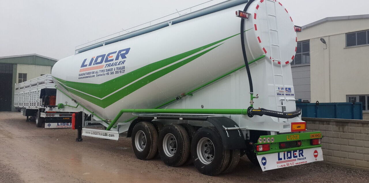 Új Tartályos félpótkocsi a következők szállításához cement LIDER 2025 NEW 80 TONS CAPACITY FROM MANUFACTURER READY IN STOCK: 13 kép.