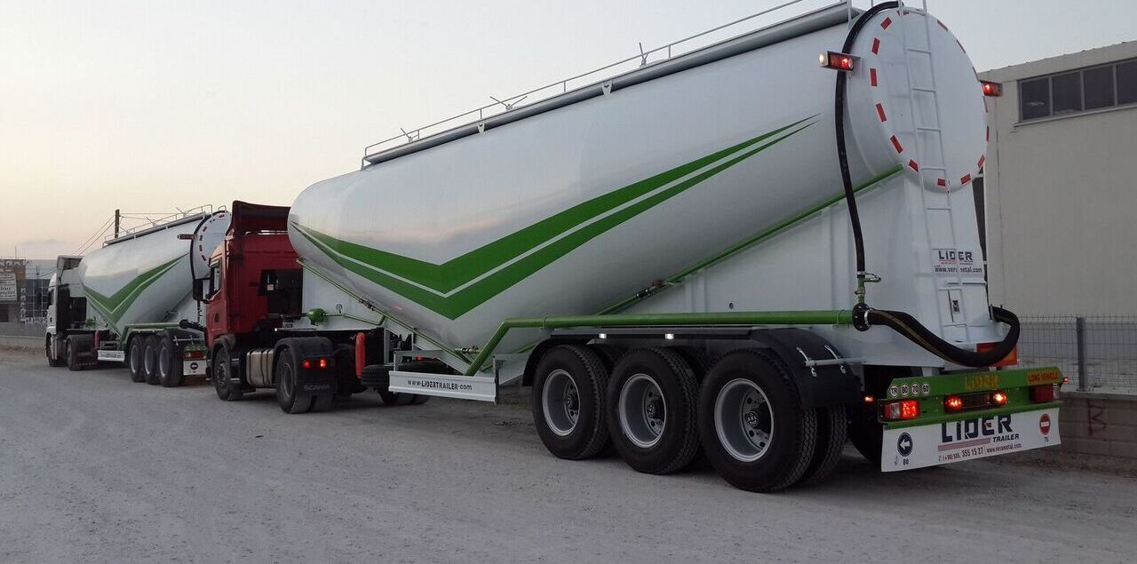 Új Tartályos félpótkocsi a következők szállításához cement LIDER 2025 NEW 80 TONS CAPACITY FROM MANUFACTURER READY IN STOCK: 15 kép.