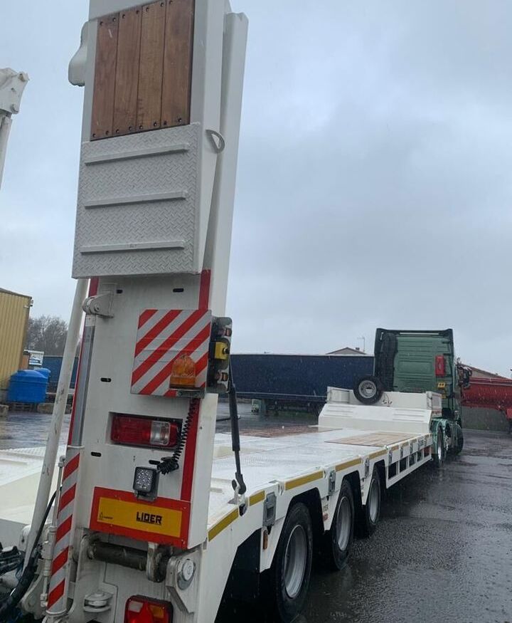 Új Félpótkocsi mélybölcsős LIDER 2025 YEAR NEW LOWBED TRAILER FOR SALE (MANUFACTURER COMPANY): 7 kép.