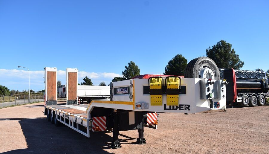 Új Félpótkocsi mélybölcsős LIDER 2025 YEAR NEW LOWBED TRAILER FOR SALE (MANUFACTURER COMPANY): 11 kép.