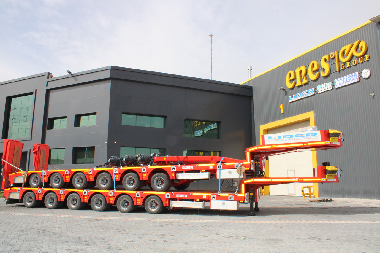 LIDER 2025 model 150 Tons capacity Lowbed semi trailer - Félpótkocsi mélybölcsős: 4 kép. LIDER 2025 model 150 Tons capacity Lowbed semi trailer - Félpótkocsi mélybölcsős: 4 kép.