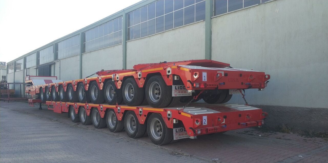 Új Félpótkocsi mélybölcsős LIDER 2025 model 150 Tons capacity Lowbed semi trailer: 17 kép.