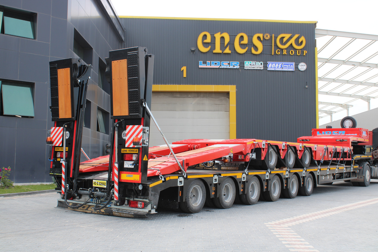LIDER 2025 model 150 Tons capacity Lowbed semi trailer - Félpótkocsi mélybölcsős: 1 kép. LIDER 2025 model 150 Tons capacity Lowbed semi trailer - Félpótkocsi mélybölcsős: 1 kép.