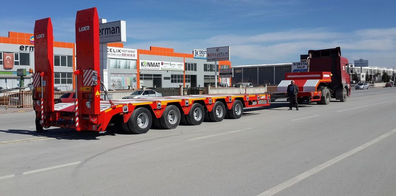 Új Félpótkocsi mélybölcsős LIDER NEW 2025  model new by manufacturer Ready in Stocks: 18 kép.