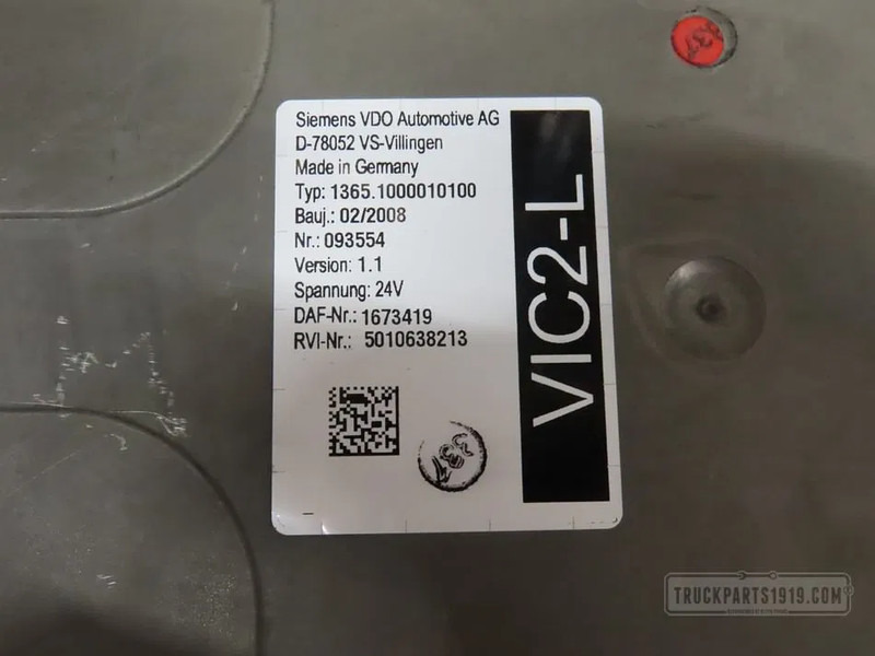 DAF 1673419 VIC2-L regeleenheid - ECU - Teherautó: 2 kép. DAF 1673419 VIC2-L regeleenheid - ECU - Teherautó: 2 kép.
