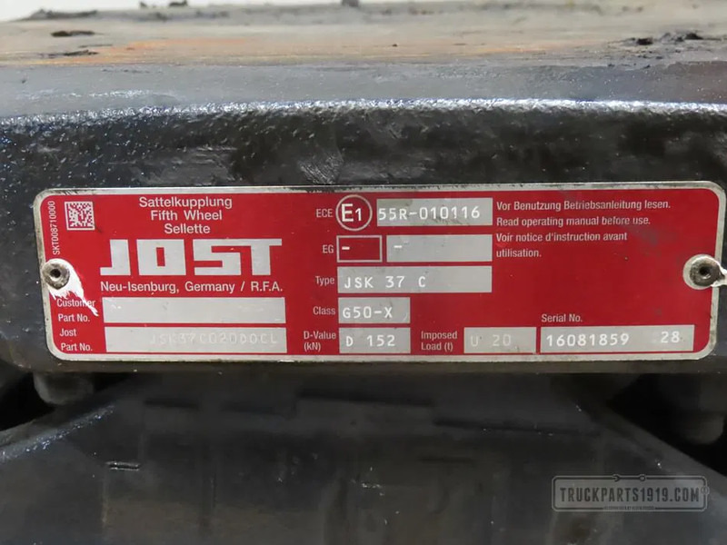 MAN 81427106302 Koppelschotel JSK 37 C - Keret/ Alváz - Teherautó: 3 kép. MAN 81427106302 Koppelschotel JSK 37 C - Keret/ Alváz - Teherautó: 3 kép.