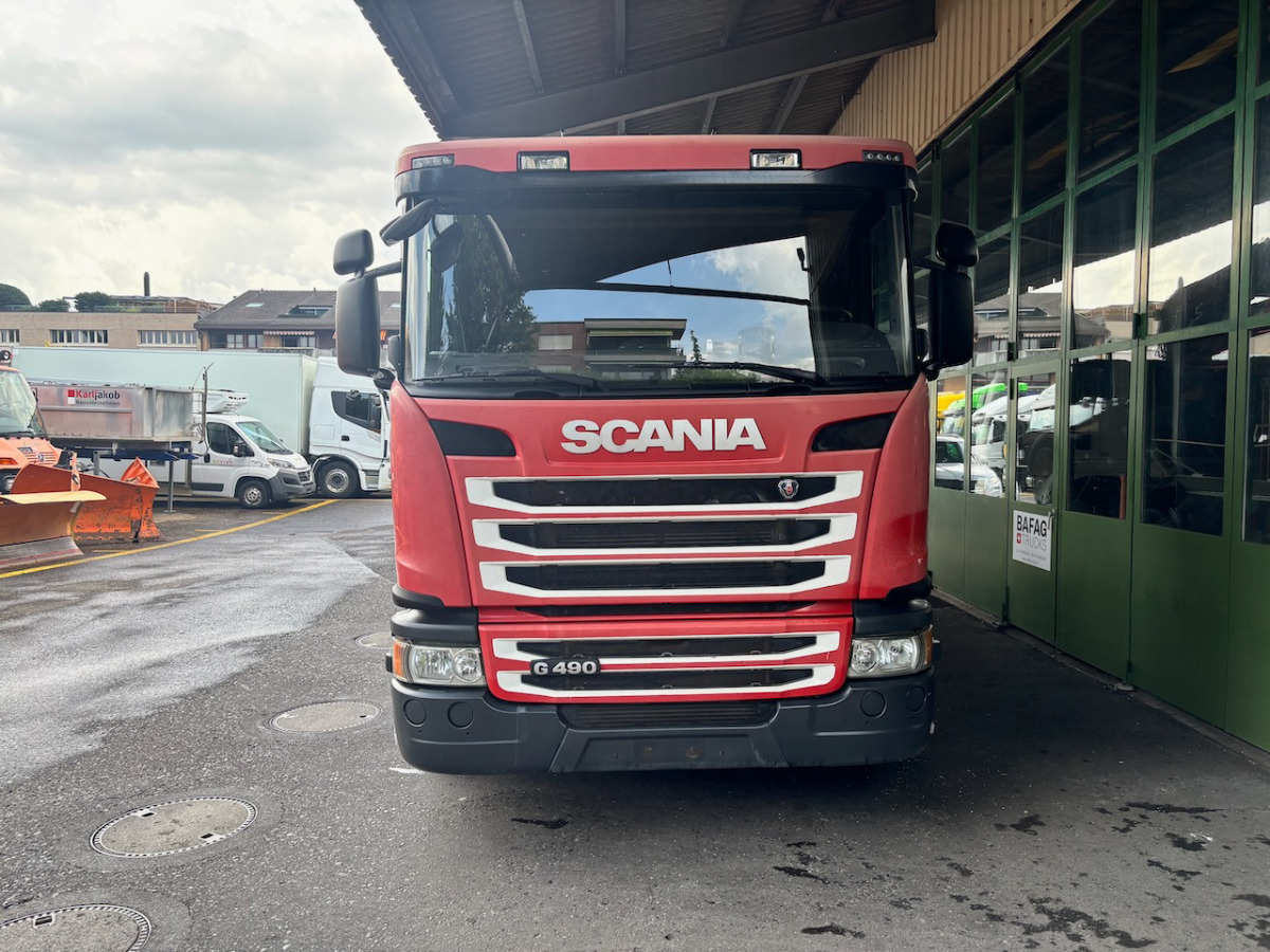 SCANIA G490 6x2 - Rönkszállító teherautó, Darus autó: 3 kép. SCANIA G490 6x2 - Rönkszállító teherautó, Darus autó: 3 kép.